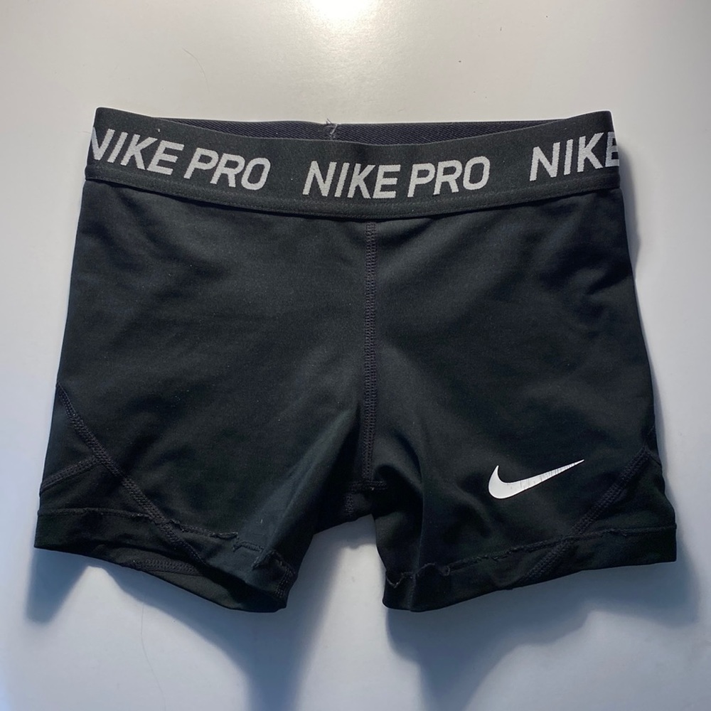 nike pro spandex shorts